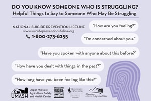 Do you Know Someone who is Struggling?