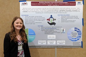 Megan Schossow poster presentation at MRASH 2018