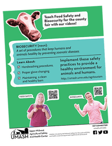 4-H Biosecurity and Food Safety Promotional Flier