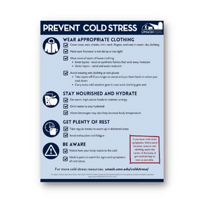 Prevent Cold Stress - Poster
